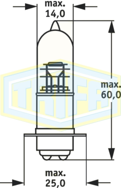 M5 Halogen-motor bike bulbs