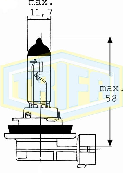 H11 Halogen bulbs Prime +30%