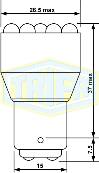 LED Stop and tail lamps  white