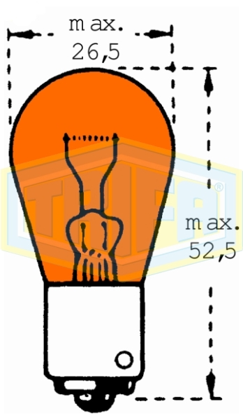 Spherical and tube bulbs amber